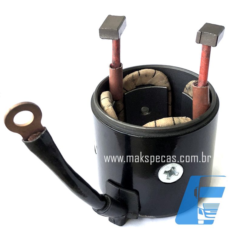 CP80472 - Carcaça polar para motor de partida modelo Mitsubishi M008T80472 24V, 3.2 kW, 11 dentes CW, aplicação Caterpillar.