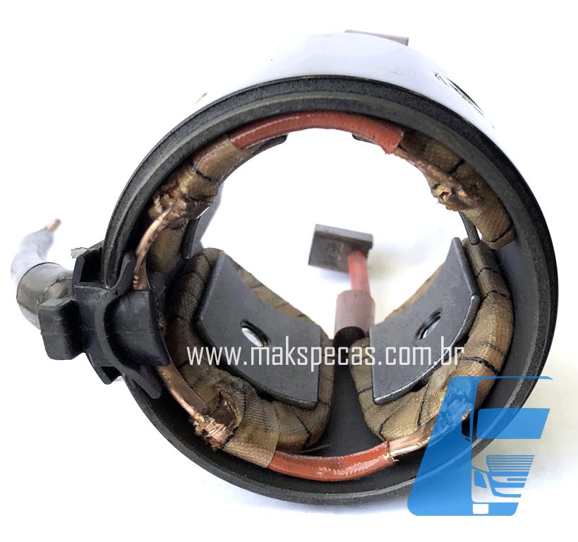 CP80472 - Carcaça polar para motor de partida modelo Mitsubishi M008T80472 24V, 3.2 kW, 11 dentes CW, aplicação Caterpillar.
