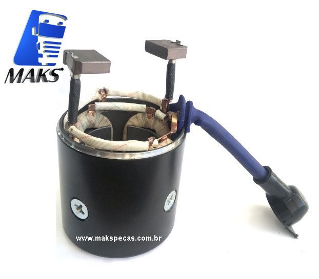 CPD3121 - Carcaça polar completa para motor de partida modelo Denso 128000-3121, 12V 2.5Kw, 13 Dentes. Aplicação CASE  1987559C1, 86982709, A170746, Cummins.