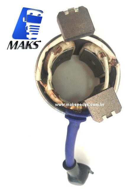 CPD3121 - Carcaça polar completa para motor de partida modelo Denso 128000-3121, 12V 2.5Kw, 13 Dentes. Aplicação CASE  1987559C1, 86982709, A170746, Cummins.