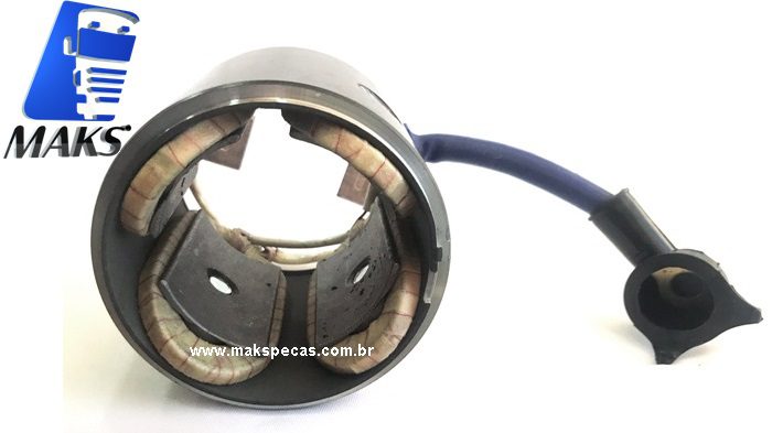 CPD3121 - Carcaça polar completa para motor de partida modelo Denso 128000-3121, 12V 2.5Kw, 13 Dentes. Aplicação CASE  1987559C1, 86982709, A170746, Cummins.