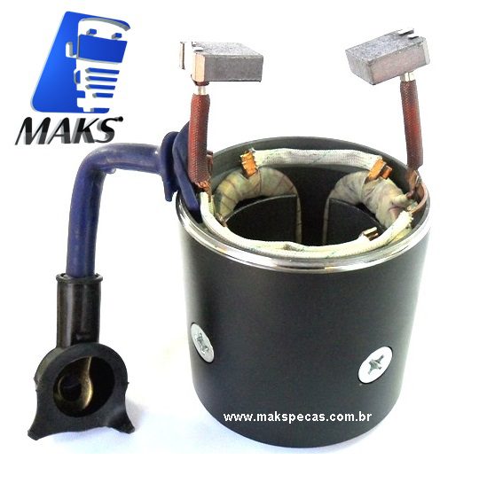 CPD5641 - Carcaça Polar (Bobina) para motor de Partida tipo Denso 24V, 4,5Kw, 10dentes. Aplicação Iveco Stralis 2995138/ 42498714/ 99432760/ Lucas LRS01957/ LRS1957