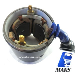 CPD7550 - Carcaça polar motor de arranque tipo Denso N940, 2280007550, STR70278, 24V 5,5KW 10dentes, aplicação Iveco Cursor.