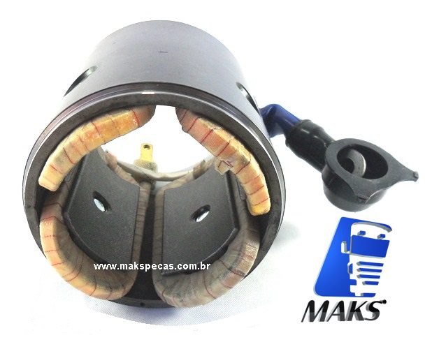 CPD7550 - Carcaça polar motor de arranque tipo Denso N940, 2280007550, STR70278, 24V 5,5KW 10dentes, aplicação Iveco Cursor.