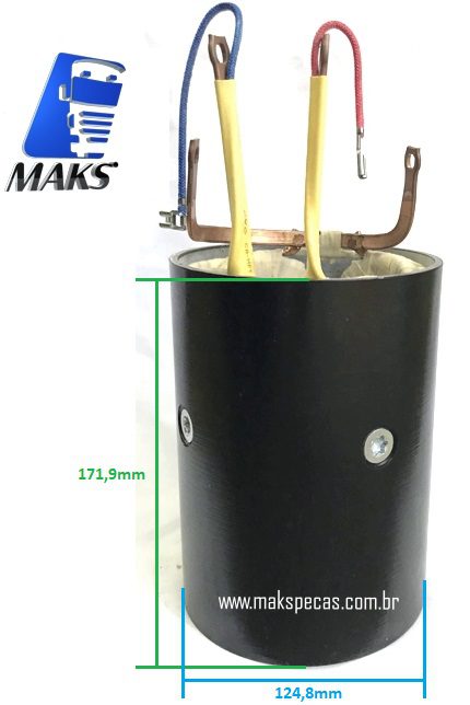 CPKB012 - Carcaça polar completa para motor de arranque modelo KB para aplicação Bosch ou Delco Remy.
