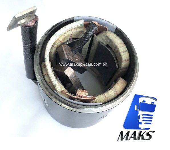 CPM8671 - Carcaça polar completa  para motor de partida Mitsubishi Mitsubishi M008T60871, M008T62471, 24V. Aplicação Caterpillar 10R7586, 1252988, 2724774, VOLVO, MAN, VW, OUTROS