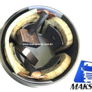 CPM8671 - Carcaça polar completa  para motor de partida Mitsubishi Mitsubishi M008T60871, M008T62471, 24V. Aplicação Caterpillar 10R7586, 1252988, 2724774, VOLVO, MAN, VW, OUTROS