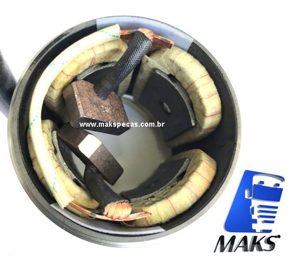 CPM8671 - Carcaça polar completa  para motor de partida Mitsubishi Mitsubishi M008T60871, M008T62471, 24V. Aplicação Caterpillar 10R7586, 1252988, 2724774, VOLVO, MAN, VW, OUTROS