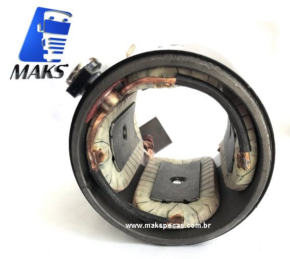 CPMI472 - Carcaça polar completa para motor de partida Mitsubishi Série M9 7,5KW 24V. Diversas aplicações, consulte a lista abaixo.