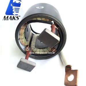 CPMI472 - Carcaça polar completa para motor de partida Mitsubishi Série M9 7,5KW 24V. Diversas aplicações, consulte a lista abaixo.