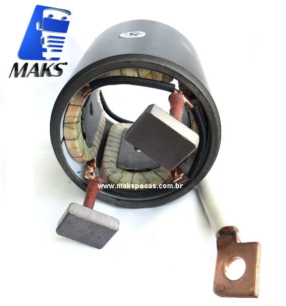 CPMI472 - Carcaça polar completa para motor de partida Mitsubishi Série M9 7,5KW 24V. Diversas aplicações, consulte a lista abaixo.