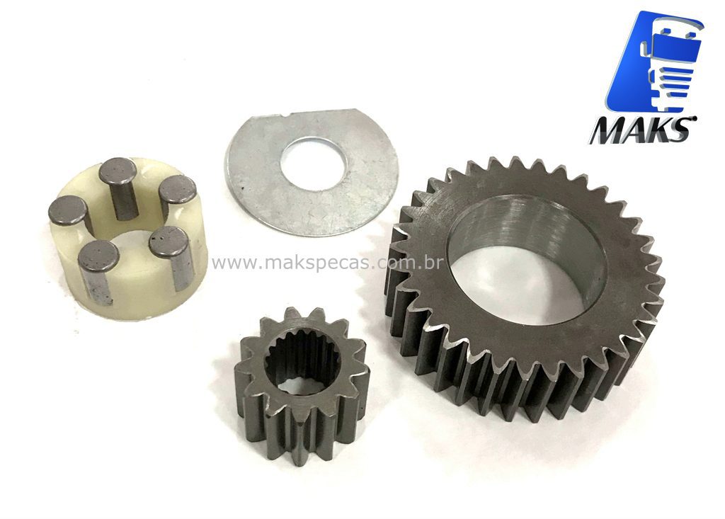 ENG7410 - Kit engrenagens da planetária para motor de arranque modelo Denso 2280007410 24V 7.8KW , John Deere, outros.