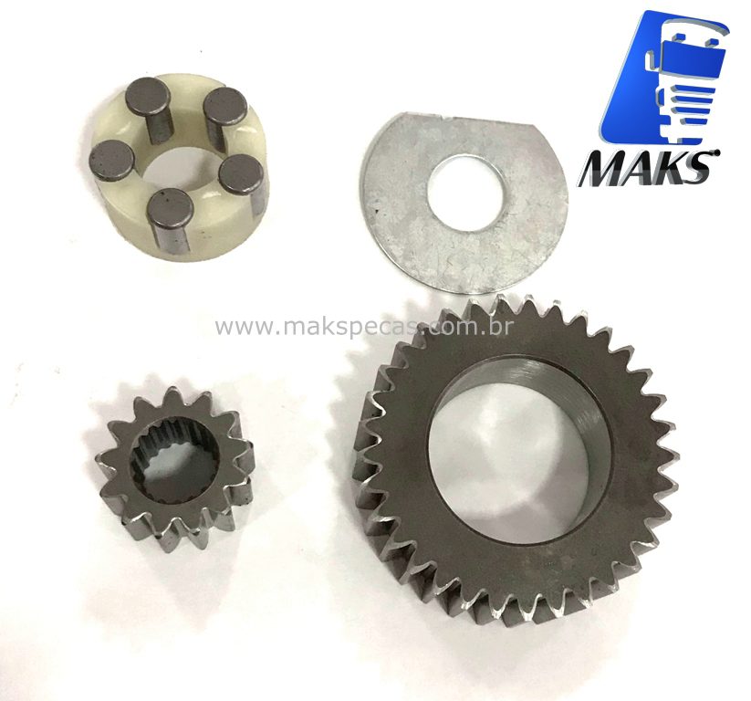 ENG7410 - Kit engrenagens da planetária para motor de arranque modelo Denso 2280007410 24V 7.8KW , John Deere, outros.