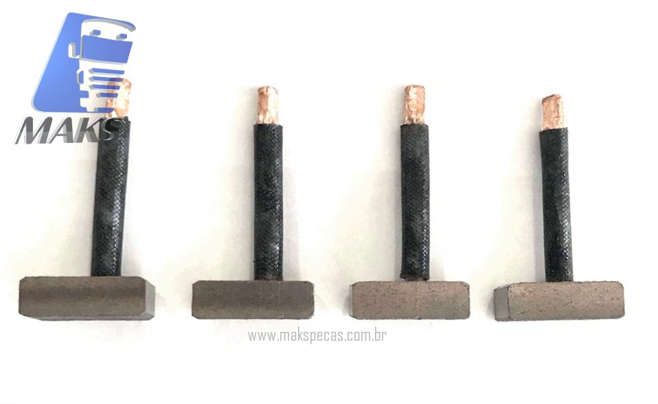 ESC478 - Jogo de escovas, motor de arranque Delco Remy 8200478 29MT - Ford/ VW/ Cummins
