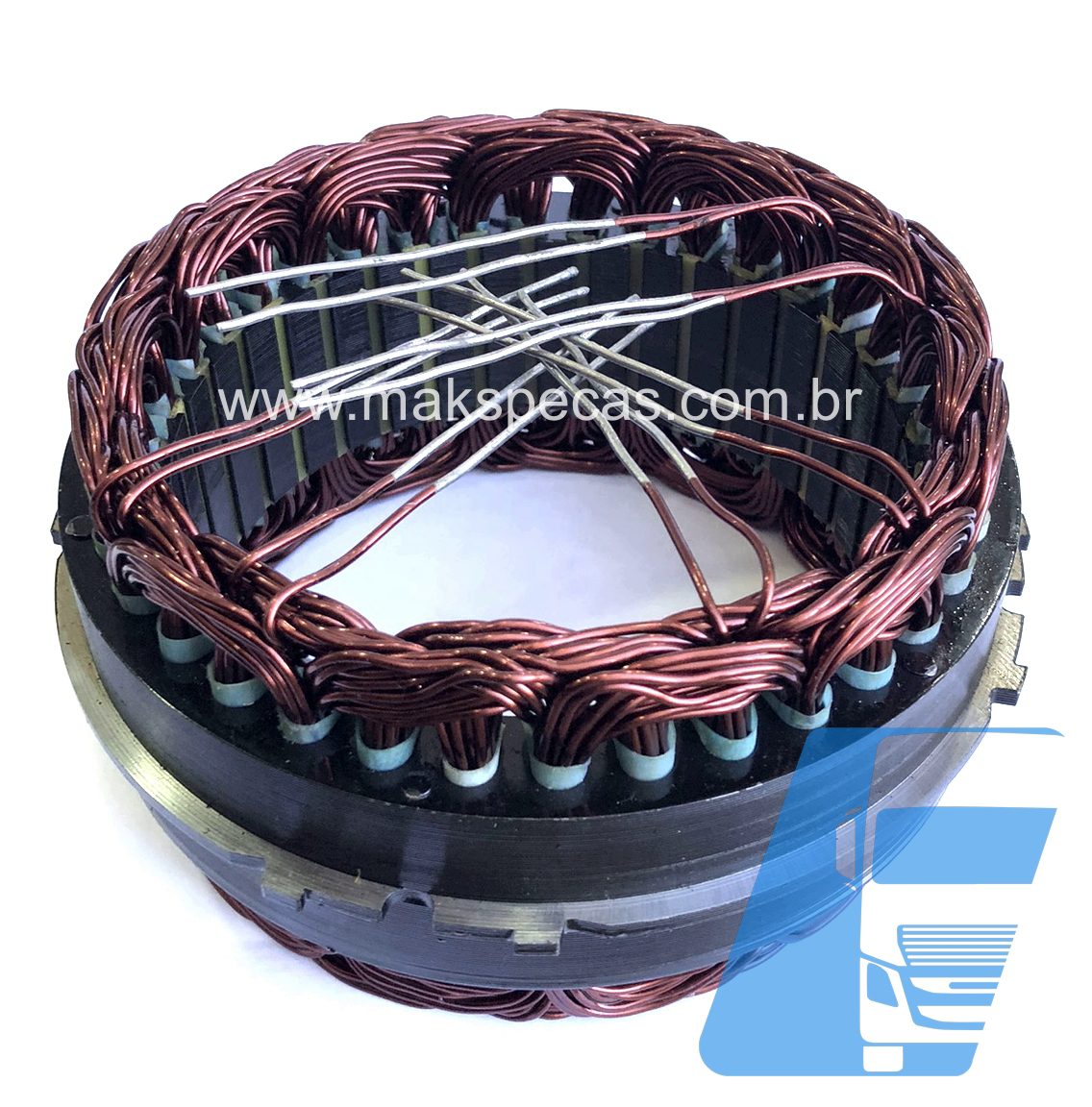 EST102 - Estator para alternador modelo Bosch 0124655102 24V 150A, Volvo FH