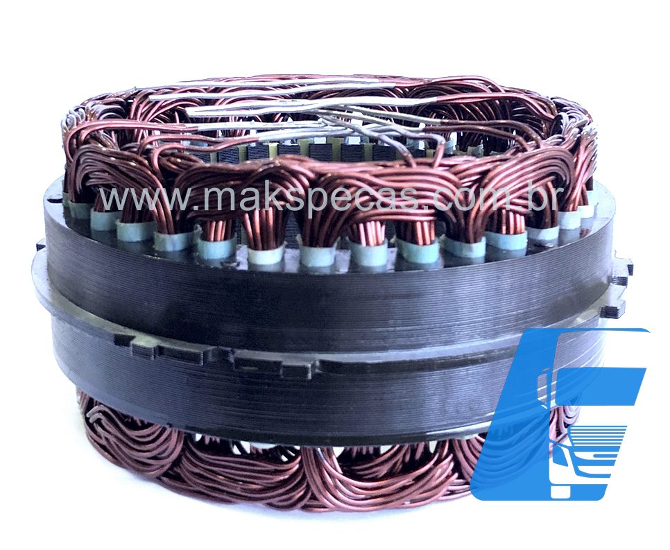 EST102 - Estator para alternador modelo Bosch 0124655102 24V 150A, Volvo FH