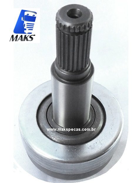 IMP39MT25 - Impulsor para motor de arranque modelo Delco Remy 39MT, DR10511410, Case, Fiat Allis, Mack, Navistar, Volvo. eixo 25mm