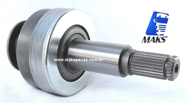 IMP39MT25 - Impulsor para motor de arranque modelo Delco Remy 39MT, DR10511410, Case, Fiat Allis, Mack, Navistar, Volvo. eixo 25mm
