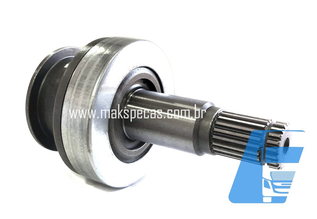 IMPM2000 - Impulsor mod Mitsubishi M191X94271 ZEM-2000 para motor de partida modelo Mitsubishi M008T80472 24V, 3.2 kW, 11 dentes CW, aplicação Caterpillar.