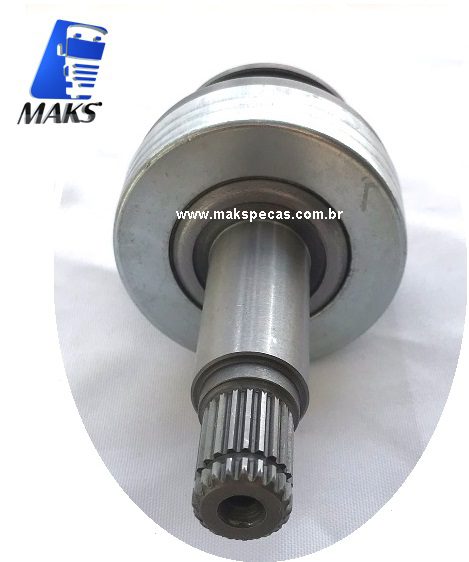 IMPM887 - Impulsor (eixo de fricção) para motor de partida Mitsubishi Série M8 5,0KW, eixo 20mm