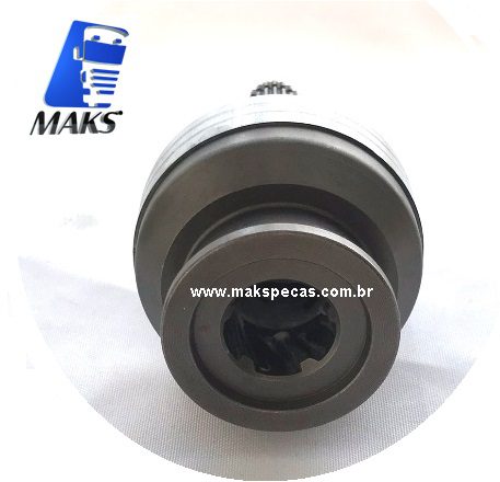 IMPM887 - Impulsor (eixo de fricção) para motor de partida Mitsubishi Série M8 5,0KW, eixo 20mm