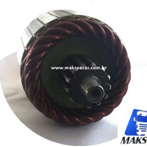 IND002S - Induzido mod 2004 015 007 , para motor de partida Bosch 0001261002 Scania Série 3/4/5