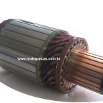 IND002S - Induzido mod 2004 015 007 , para motor de partida Bosch 0001261002 Scania Série 3/4/5