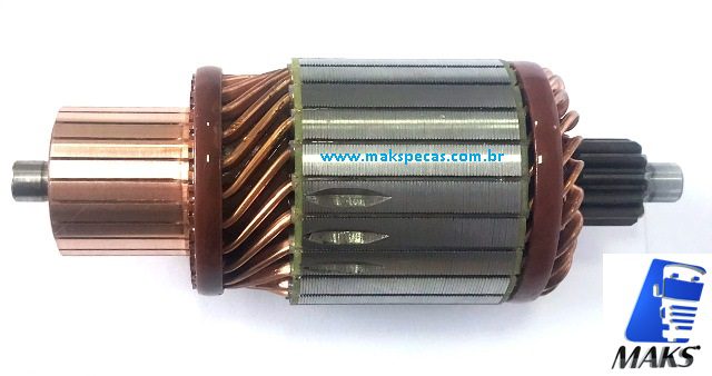 IND29MT24 - Induzido motor de partida mod DR 10515834 aplic motor part Delco Remy 29MT 24V diversos