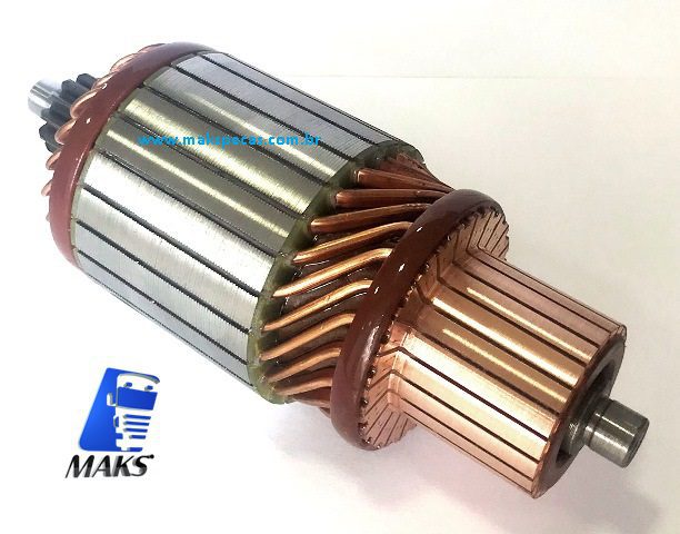 IND29MT24 - Induzido motor de partida mod DR 10515834 aplic motor part Delco Remy 29MT 24V diversos IND29MT24 - Induzido motor de partida mod DR 10515834 aplic motor part Delco Remy 29MT 24V diversos
