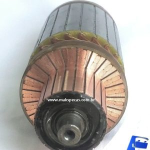 IND38MT - Induzido motor de partida Delco Remy 8200072,(00005, 00025, 00053, 00077, 00078, 00356) Volvo FH, NH12, Ford Cargo 2632, 2932, 4532, 5032, Case, Cummins, VWB, Outros.