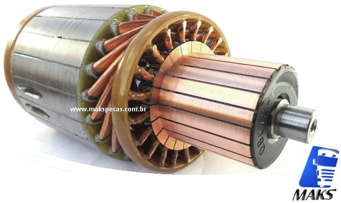 IND39MT - Induzido motor de partida Delco Remy 8200519, MBB Axor, 2035, 2040, 2044, 2540, 2044, 2540, 2544, 2640, 2644, 3340, 4140, O500RS, RSD, OM457LAE, outros.