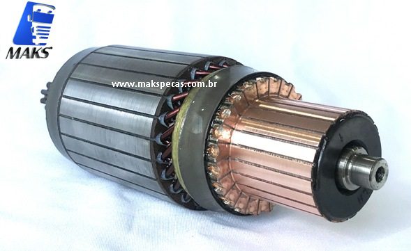 IND5641 - Induzido para motor de Partida tipo Denso 24V, 4,5Kw, 10dentes. Aplicação Iveco Stralis 2995138/ 42498714/ 99432760/ Lucas LRS01957/ LRS1957