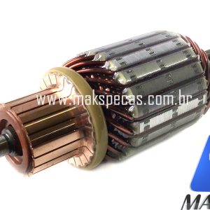 IND664 - Induzido para motor de arranque modelo Denso 228000-0664 12V 1,4 KW 9 dentes CW aplicação KUBOTA , BOBCAT, BOMAG , CASE