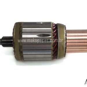 IND7100 - Induzido para motor de arranque modelo Denso 428000-7100 24V, 4.8Kw, 10 Dentes.