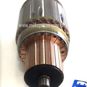 IND7100 - Induzido para motor de arranque modelo Denso 428000-7100 24V, 4.8Kw, 10 Dentes.