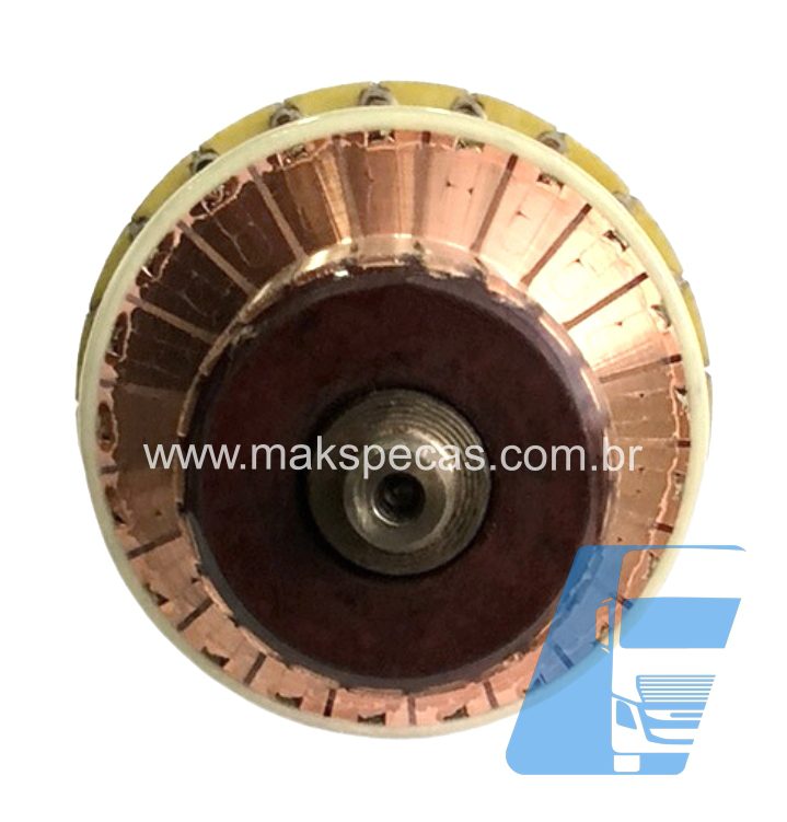 IND7171- Induzido partida modelo Nikko 230007171 24V 7.5Kw, 15 dentes. Mitsubishi S12R S16R 15T