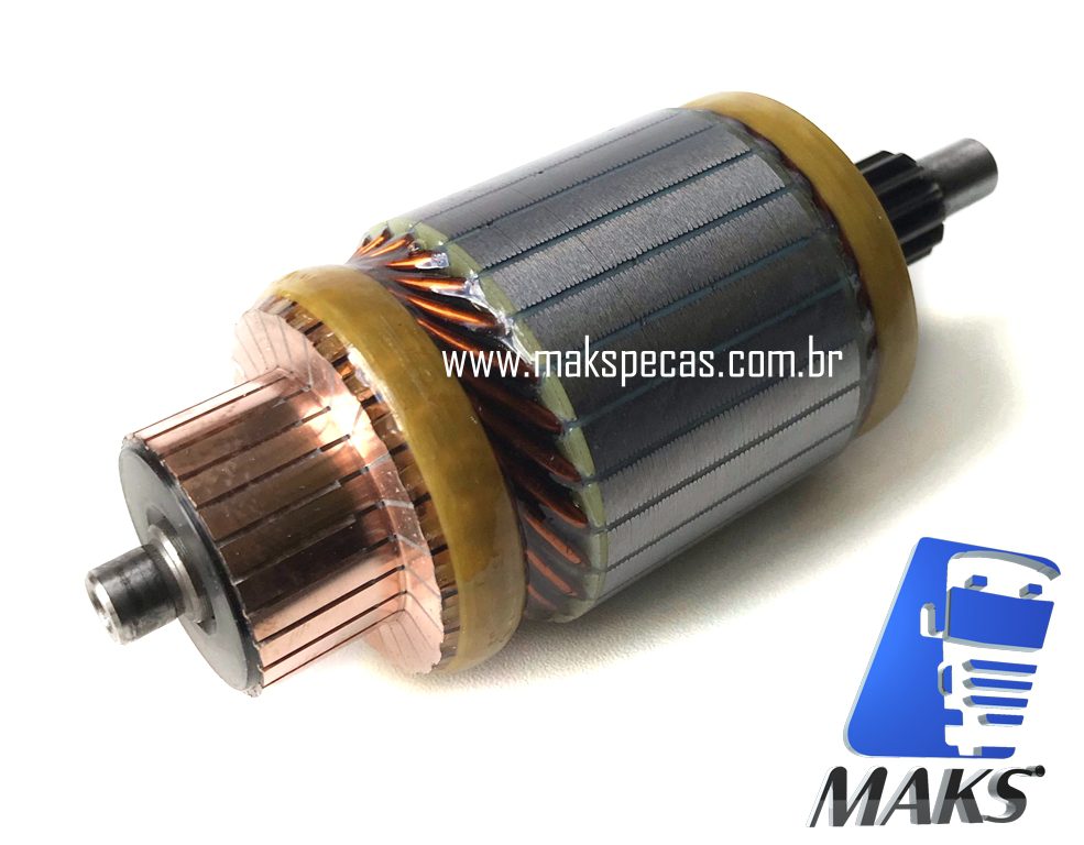INDM71871 - Induzido para motor de arranque modelo Mitsubishi M008T71871 12V 2.5 kW, 9 dentes