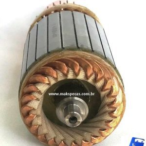 IND7550 - ​Induzido motor de arranque tipo Denso N940, 2280007550, STR70278, 24V 5,5KW 10dentes, aplicação Iveco Cursor.
