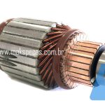 IND80472 - Induzido para motor de partida modelo Mitsubishi M008T80472 24V, 3.2 kW, 11 dentes CW, aplicação Caterpillar.