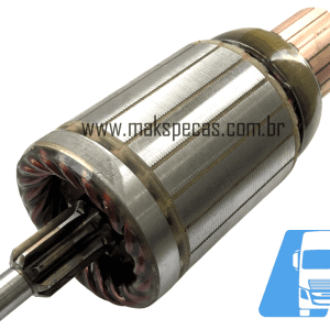 IND9121 - Induzido para motor de arranque modelo Denso 428000-9121 24V 7,0kW aplicação Caterpillar