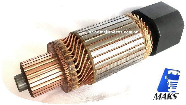 INDKB025 - Induzido para motor de partida Bosch ou Delco Remy KB  24V