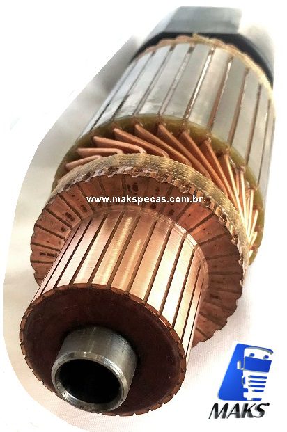 INDKBC022 - Induzido para motor de partida Bosch ou Delco Remy KB ( PEQUENO ) 24V