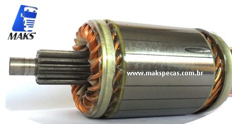 INDM171 - Induzido para motor de partida Mitsubishi Série M9 5,5Kw 24V. Diversas aplicações, confira a lista abaixo.