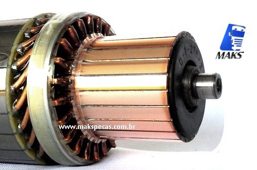 INDM171 - Induzido para motor de partida Mitsubishi Série M9 5,5Kw 24V. Diversas aplicações, confira a lista abaixo.