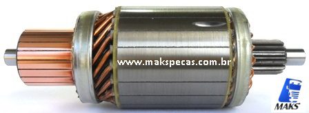 INDM472 - Induzido para motor de partida Mitsubishi Série M9 7,5KW 24V, Mercedes Benz, Isuzu, Jonh Deere