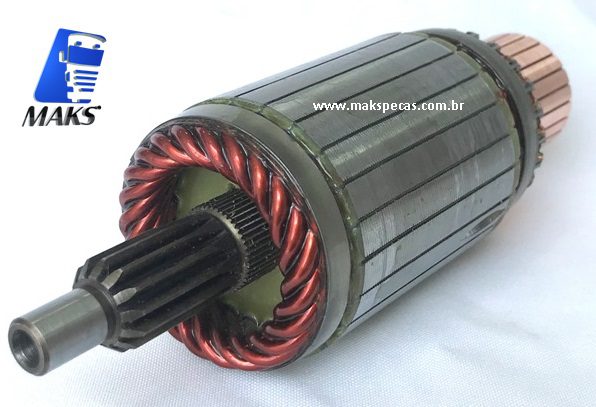 INDM8 - Induzido Mitsubishi série M8 5.0Kw  24V, Volvo, VW, MAN, Caterpillar, outros, tipo M008T60871