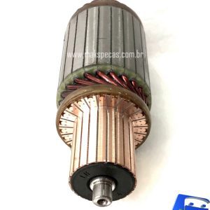 INDM8671 - Induzido partida Mitsubishi M008T61671. Aplicação Iveco 504025884 24V 10 dentes. Lester 30221.