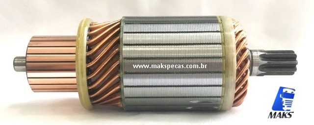 MP117 - Induzido para motor de partida Delco Remy 28MT 24V MBB 1721/1722
