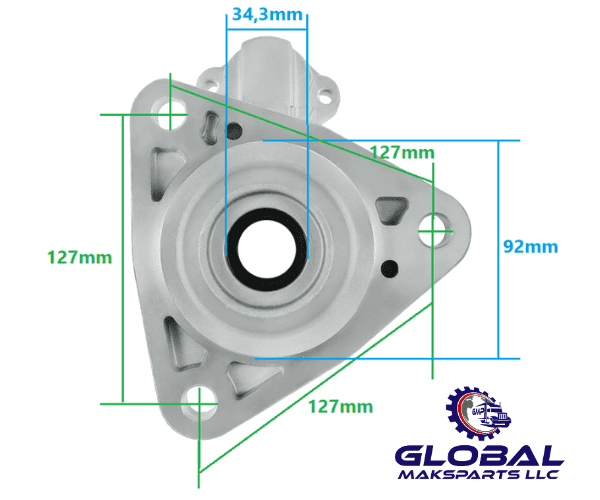 MDM20171 - Mancal dianteiro para motor de partida Mitsubishi M009T20171. Aplicação MBB AXOR 3344/outros linha 5,5kw.