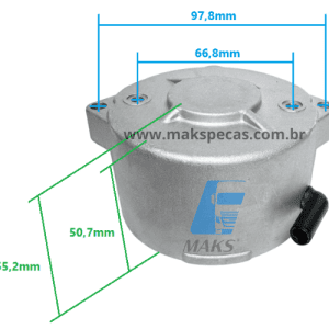TTM65971 - Mancal traseiro para motor de arranque tipo Mitsubishi M009T65971. Aplicação Scania 2029376